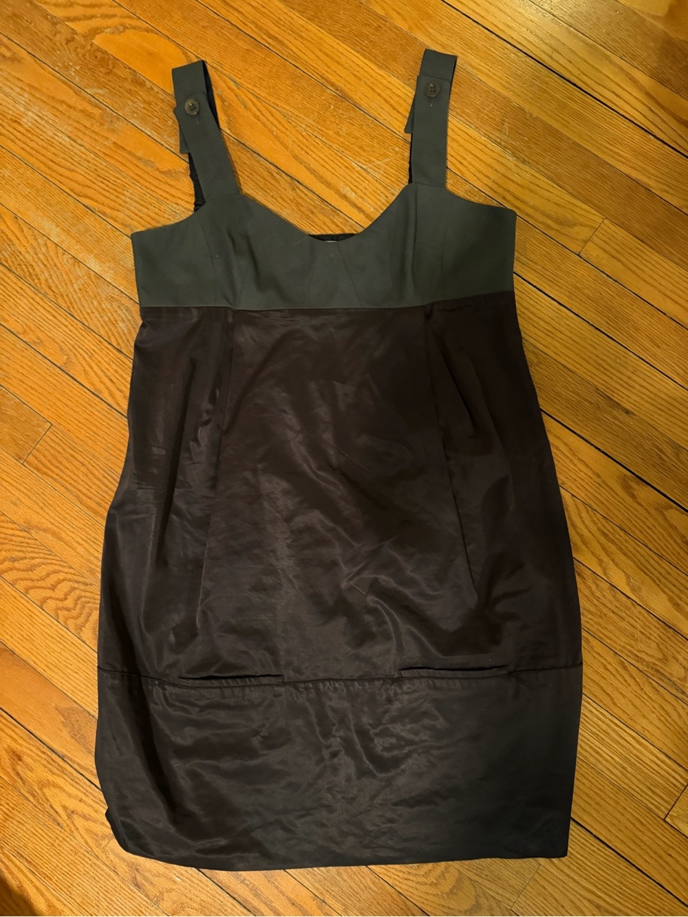 See by Chloe Classic Black Strap Dress - Sleeveless Empire Bodice
